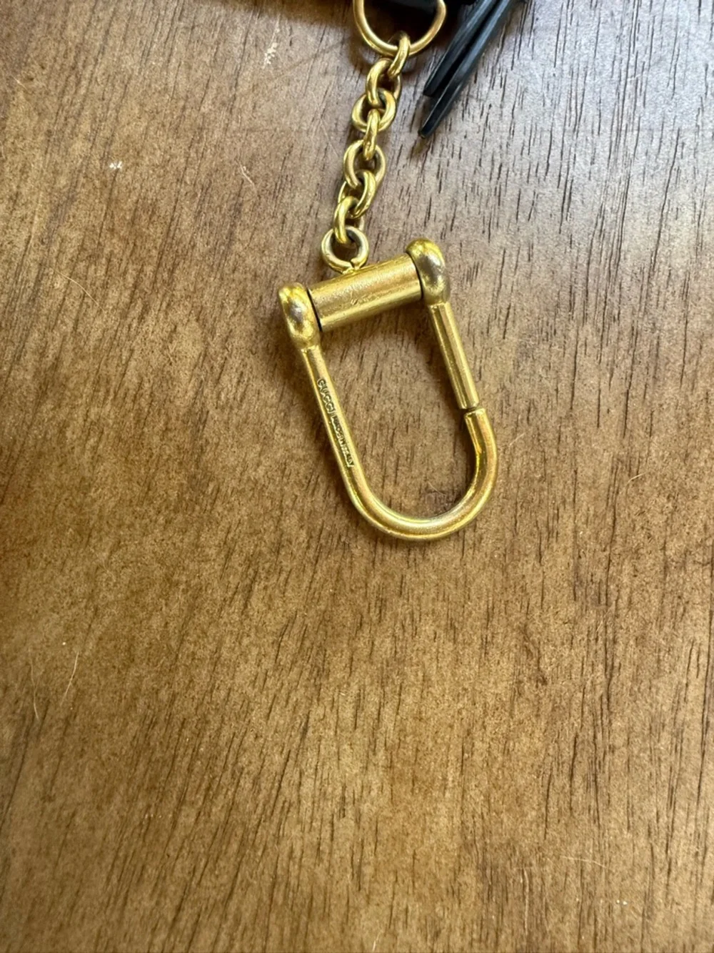Gucci Black Leather Key Wallet / Chain Pouch - Picture 3 of 3
